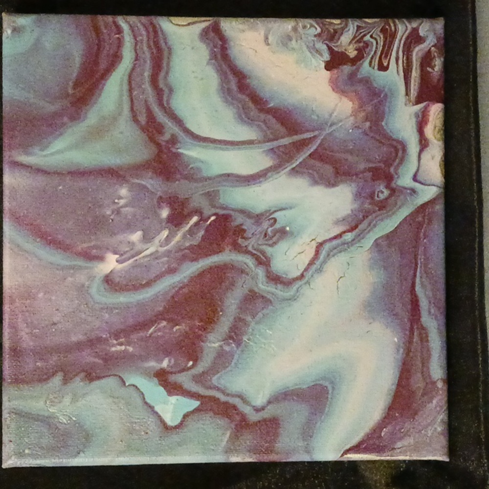 8x8 Drip Art Canvas